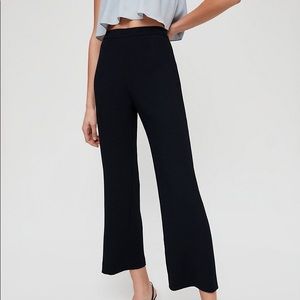 Wilfred Cropped High-Rise Flared Pants Indigo 00